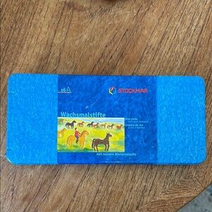Stockmar Wax Crayons Set in Blue Tin
